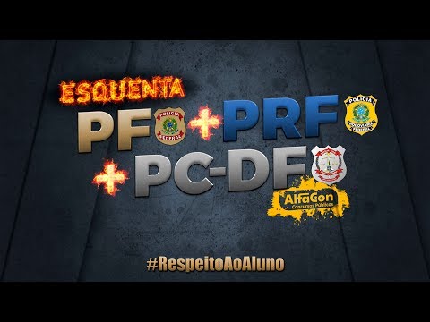 ESQUENTA PF+PRF+PCDF - Penal Geral e Administrativo - AO VIVO - Profs. Evandro Guedes e Thállius