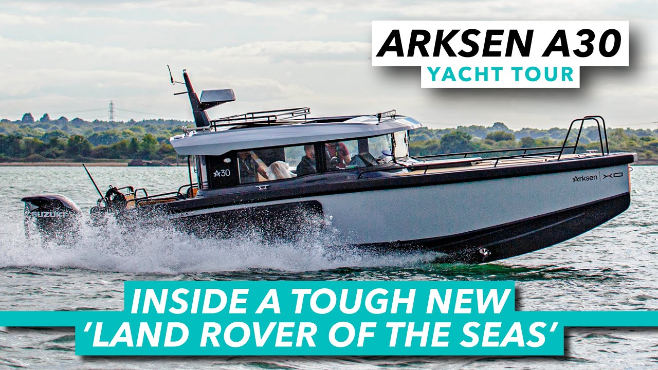 Inside a tough new Land Rover of the seas | Arksen A30 Adventure yacht tour