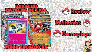 Review Baralho Batalha de Liga Mega Lucario EX - gameplay, dicas e upgrade!