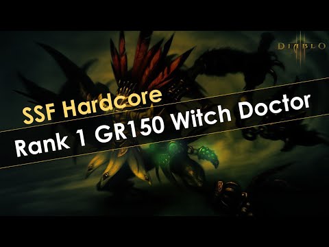 Diablo 3 Season 25 Rank 1 Arachyr Witch Doctor SSF Hardcore