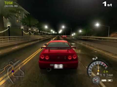 Street Racing Syndicate - Hotel Hike | 1:05:38 with 729 HP BNR34 Skyline GT-R