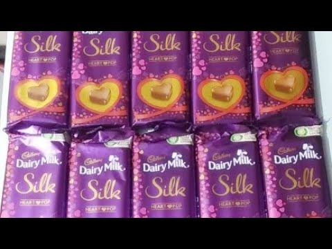 Cadbury Dairy Milk Silk Heart Pop . Cadbury Dairy milk Valentine day special .