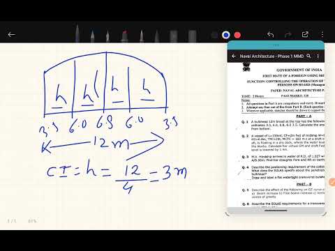 5th Video: Simpson's rule, NAVAL ARCHITECTURE PAPER-I, Chief mate PHASE-I