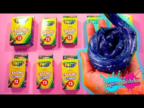 DON'T choose the wrong Crayola to make Slime -Supermanualidades