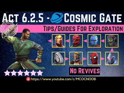 MCOC: Act 6.2.5 - Cosmic Rarity Gate - Tips/Guide - No Revives - Story quest