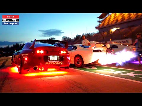JDM Rev Battle! - 1000HP Supra, RX7, Skyline GTR, Silvia,...