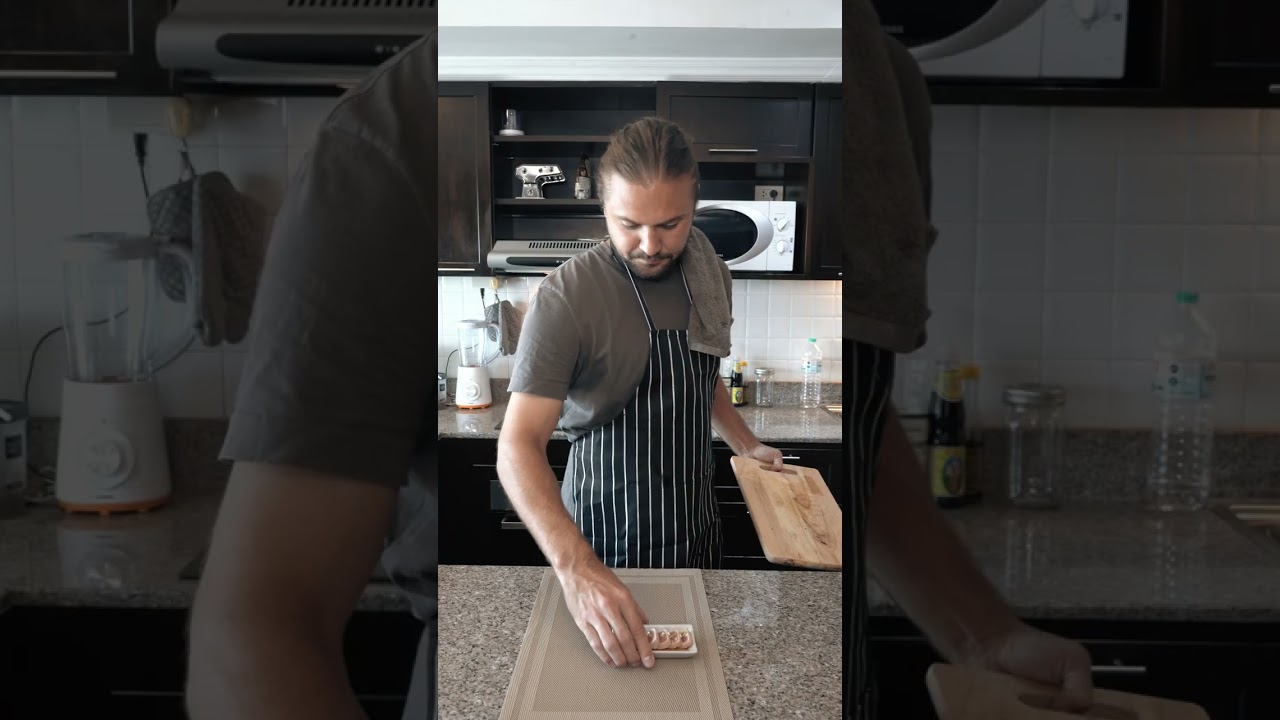 Tuna steak and whiskey with soda #shorts