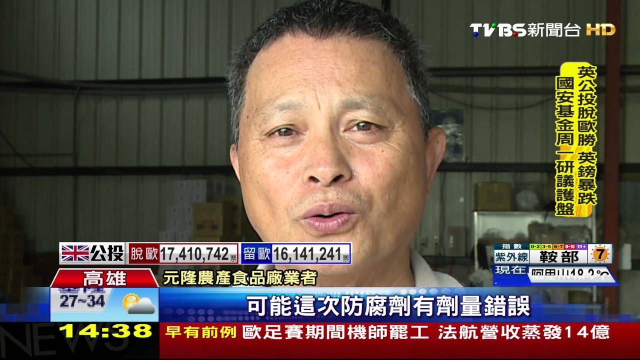 高市抽驗豆棗、甜麵筋 1成防腐劑超標6倍!