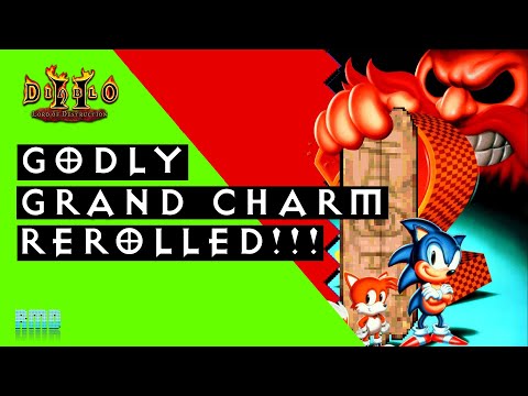 Rerolling Grand Charms 100x - Diablo 2 - 40+ life skiller?!!