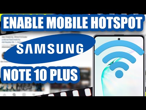 How to Enable Mobile Hotspot on Samsung Note 10 Plus