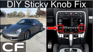 How to Fix Sticky Radio Knobs - DIY Tutorial on Porsche 911 & Cayenne