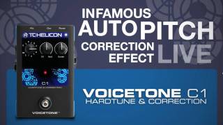 TC Helicon VoiceTone C1 Vocal Effects Processor - What To TC Helicon VoiceTone C1 Vocal Effects Processor - What To