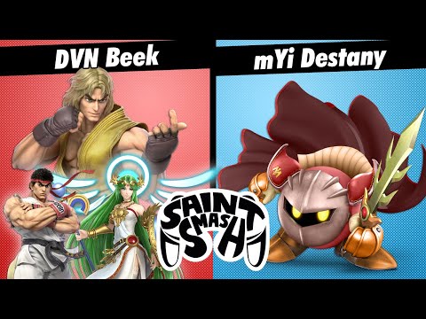 Saint Smash #4 - Winners Quarter Final - DVN|Beek (Ken/Ryu/Palutena) VS.  mYi|Destany (Meta Knight)