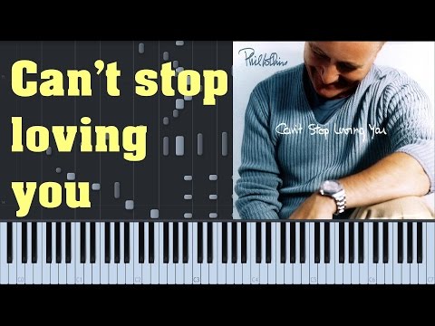 I Can't Stop Loving You (Though I Try) - Phil Collins piano tutorial