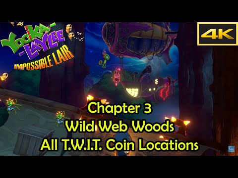 Chapter 3 - Wild Web Woods Walkthrough [4k] - Yooka-Laylee and Impossible Lair