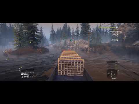 Snowrunner Flooded Foothills - How to craft walkthrough tutorial. i910900 2080ti.