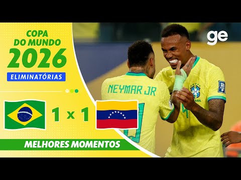 Gols e lances de Brasil x Venezuela