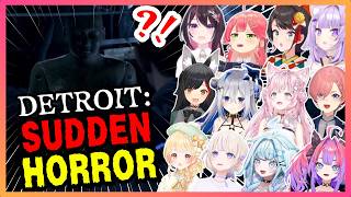 12 hololive VTubers Panic at a Sudden Horror Scene【Detroit: Become Human】【hololive / ENG SUB】