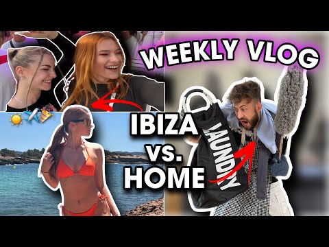 STINE auf IBIZA vs. MARC ALLEINE ZUHAUSE 😂 *Chaos Vlog* | stineundmarc