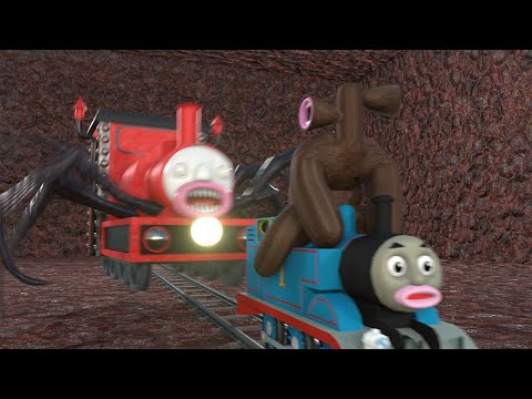 Siren Head escape from Choo Choo Charles