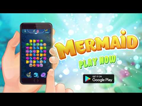 Mermaid - treasure match-3 video