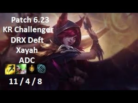 DRX Deft - Xayah vs Lucian - KR Challenger 1121 LP