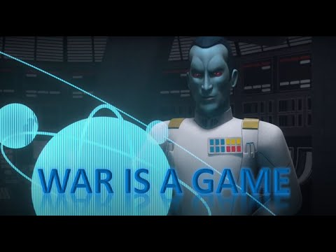 Thrawn explains that war is a game. He gives an example; on how he got in the Empire - Thrawn Quote