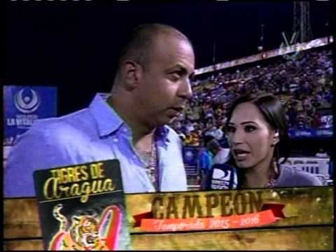 Celebración de los Tigres de Aragua, Campeones 2015-2016 LVBP