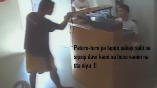 preview picture of video 'Pagmumura  sa Bantay ng Internet Shop sa Pasay City , na CCTV'