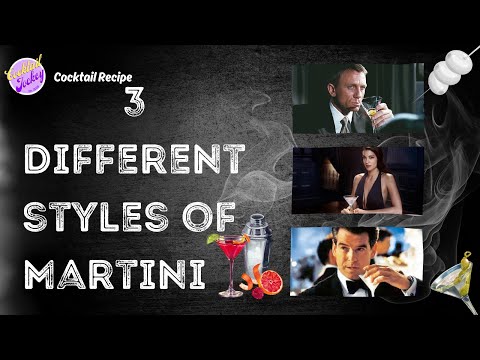 3 Different Styles of Martini | Classic, Dry and Dirty Martini | Cocktail Jockey #martini #cocktails