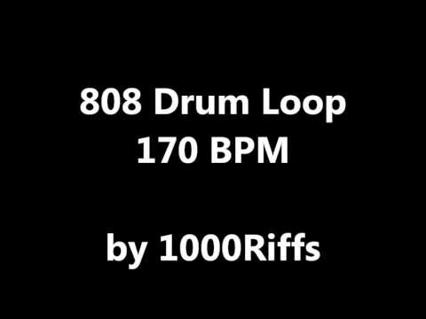 808 Drum Loop 1 - 170 BPM - Beats Per Minute