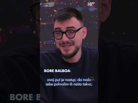 Bore Balboa u emisiji Kod nas doma o suradnji s Pekijem