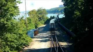 preview picture of video 'Amtrak Empire Service at CP12 Inwood'