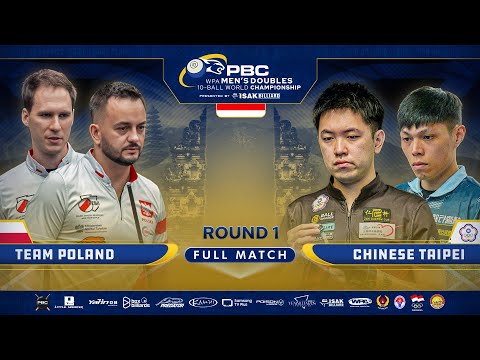 POLAND vs CHINESE TAIPEI ▸ Winner Round 1 ▸ WPA Men's Doubles 10-Ball World Championship 2025