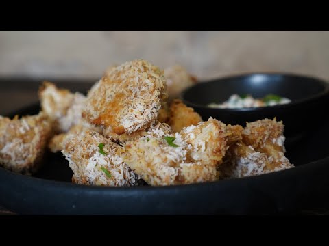 Nuggets de chou-fleur au four