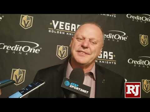 Las Vegas Golden Knights coach Gerard Gallant speaks again