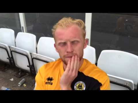 Liam Marrs post-Hednesford Town