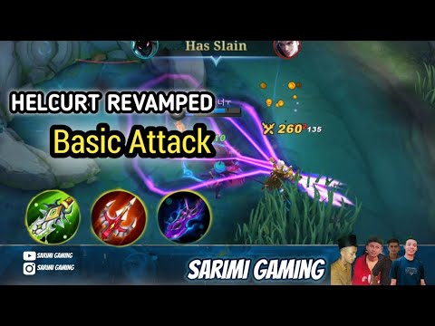 NEW HELCURT REVAMPED 2ND SKILL IS NOW BASIC ATTACK | MOBILE LEGENDS. 0