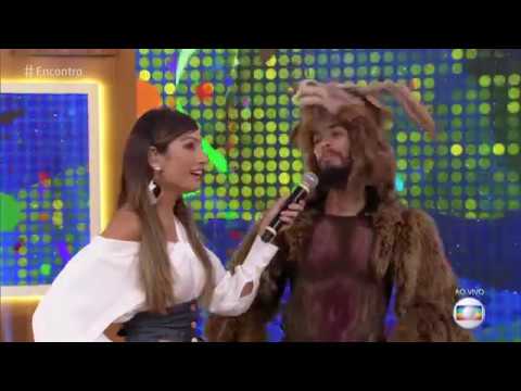 Encontro com Fátima Bernardes 05/03/2019 - Bode do Paraíso do Tuiuti conta como foi o treinamento