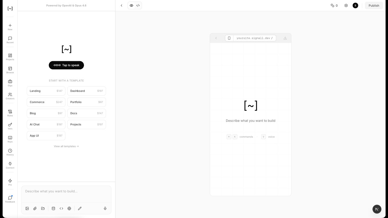 Signall project preview