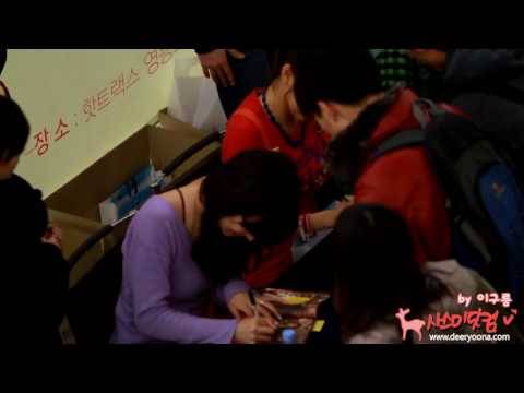 [Fancam] 100221 SNSD - part 1@Fansign Event Hottracks