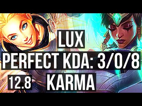 LUX & Lucian vs KARMA & Kai'Sa (SUP) | 3/0/8, 2.1M mastery, 300+ games | NA Diamond | 12.8