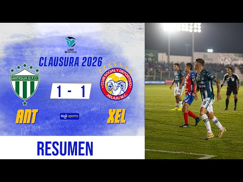 SE REPARTEN PUNTOS EN EL PENSATIVO | Antigua  1-1 Xelajú | Resumen Completo