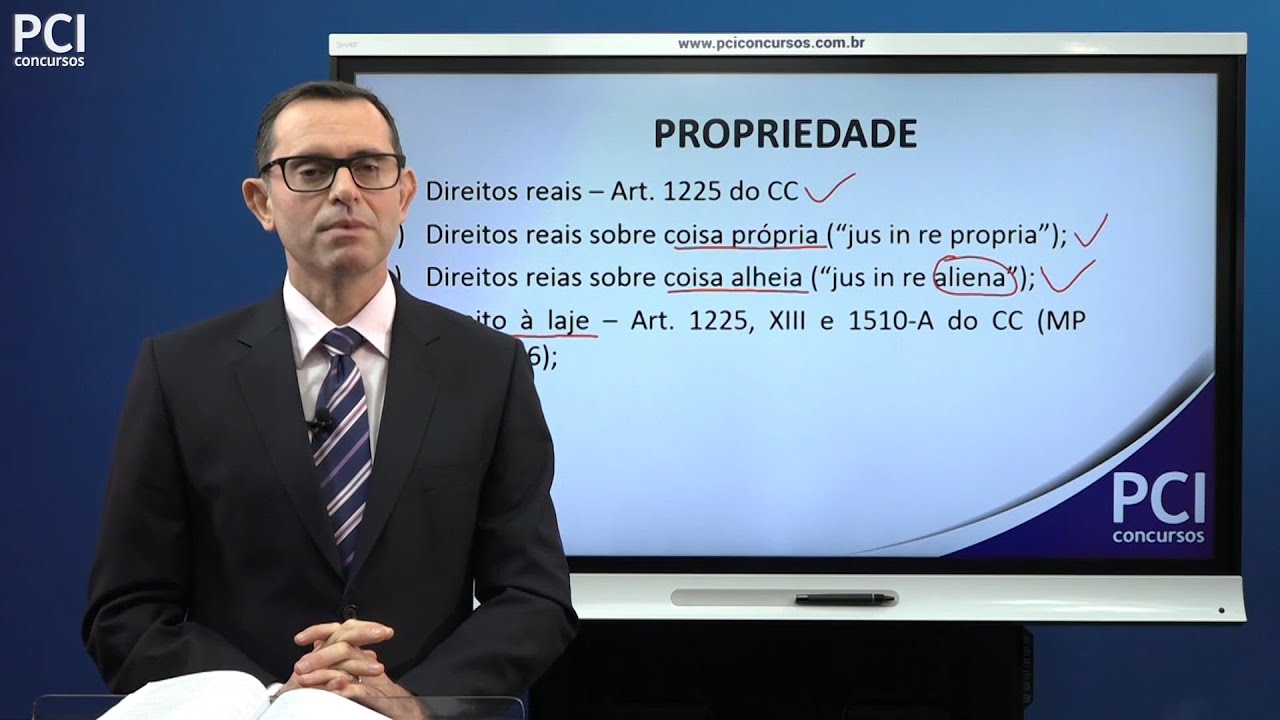 Aula 52 - Direito das Coisas - Direitos Reais - Direito de Propriedade