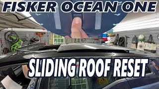 Fisker Ocean - Sliding Roof Calibration / Reset