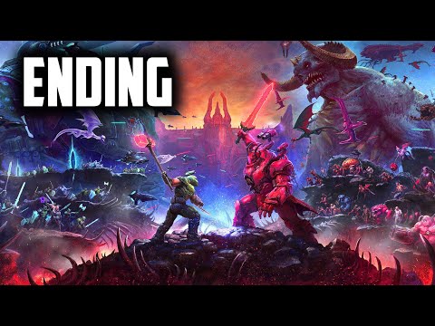 Doom Eternal DLC 100% Walkthrough Gameplay (Nightmare Difficulty) Part 8 ENDING - No Commentary