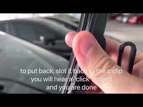 How to change wiper blade for mazda3 (2019 - present) (mazda 3 BP)