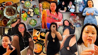VLOG: being fat, moving in with bestie, what i eat in a week, new skincare, girls weekend, homebody!