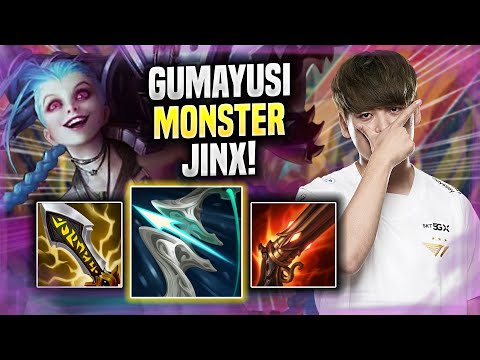GUMAYUSI IS A MONSTER WITH JINX IN KR SOLOQ! - T1 Gumayusi Plays Jinx ADC vs Jhin!