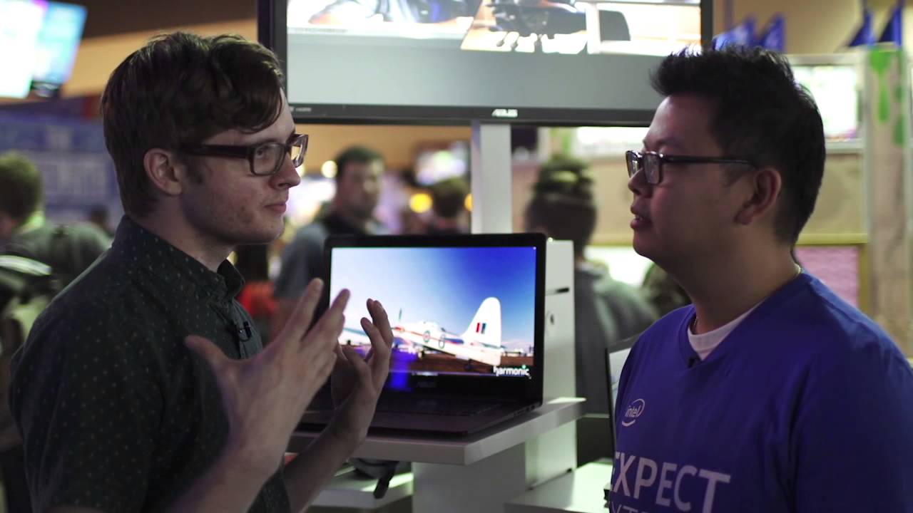 4K laptops at Intel's PAX Prime 2014 booth - YouTube